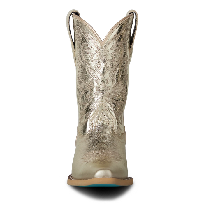 Lil' Lane Girls Smokeshow Boot - Champagne Metallic Kids Boots Western Fashion by Lane