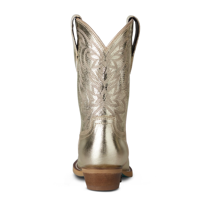 Lil' Lane Girls Smokeshow Boot - Champagne Metallic Kids Boots Western Fashion by Lane