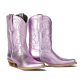 Lil' Lane Girls Smokeshow Boot - Lavender Metallic Kids Boots Lavender Metallic Western Fashion by Lane