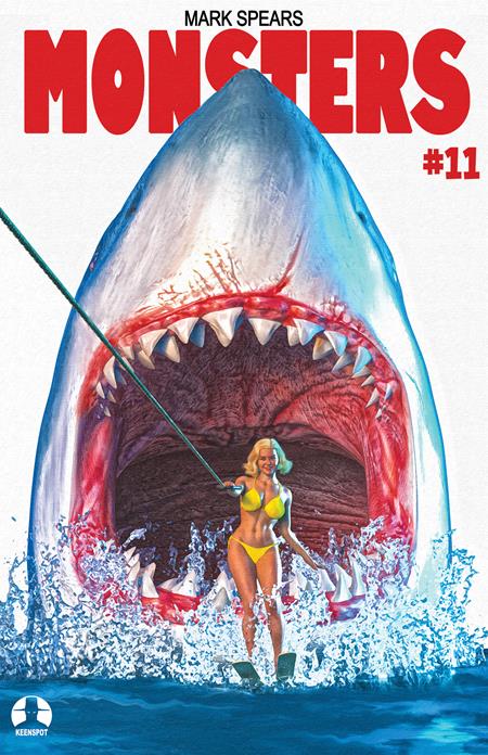 MARK SPEARS MONSTERS #11 SHARK WEEK JAWS 2 HOMAGE