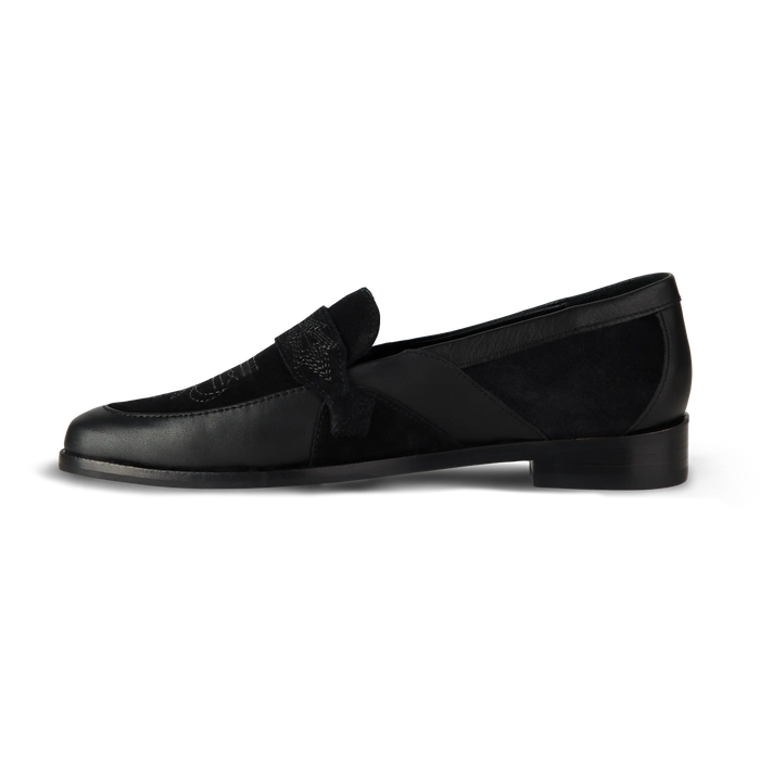 Martingale Loafer - Jet Black Shoe Western Fashion by Lane