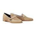 Martingale Loafer - Latte Suede Shoe Latte Suede Western Fashion by Lane