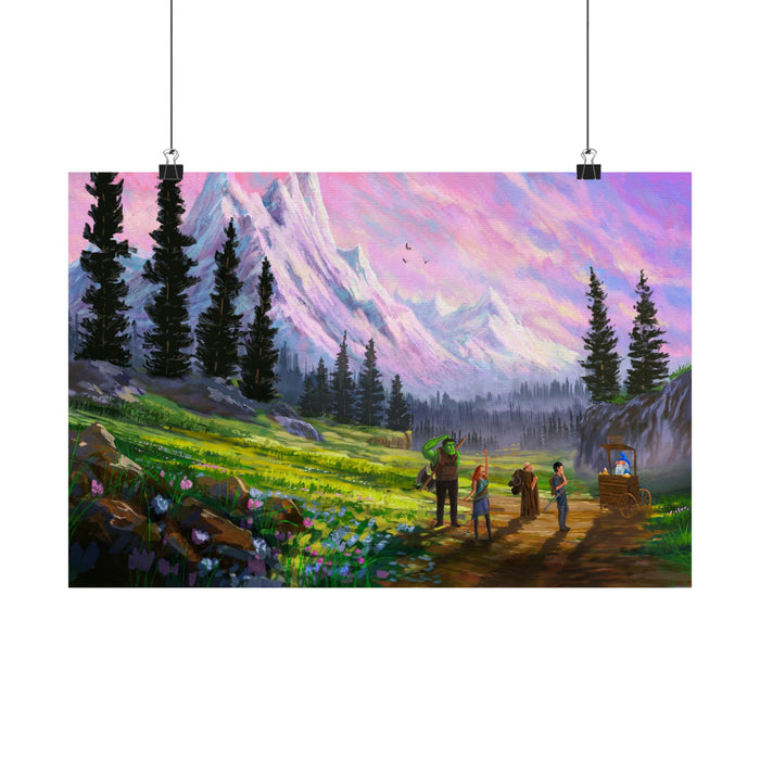 Meet the Waffle Wizard Art Print