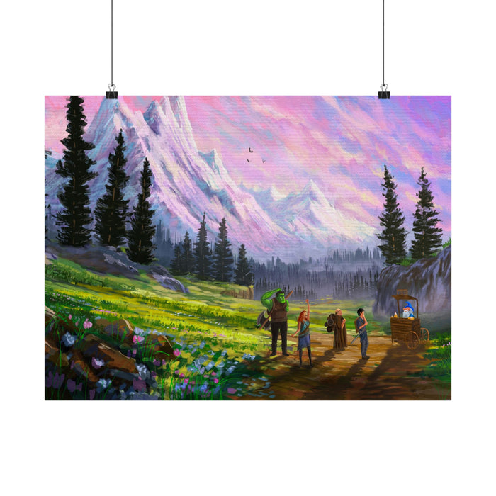 Meet the Waffle Wizard Art Print