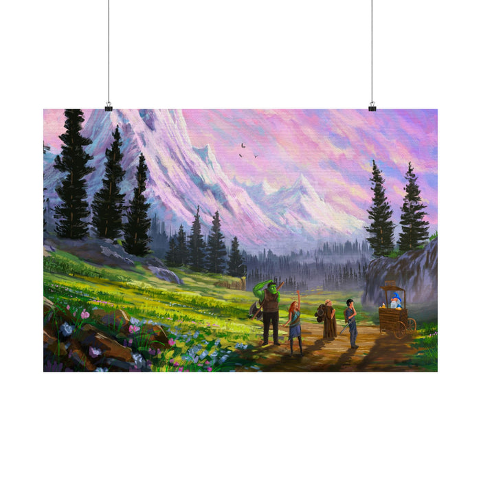 Meet the Waffle Wizard Art Print