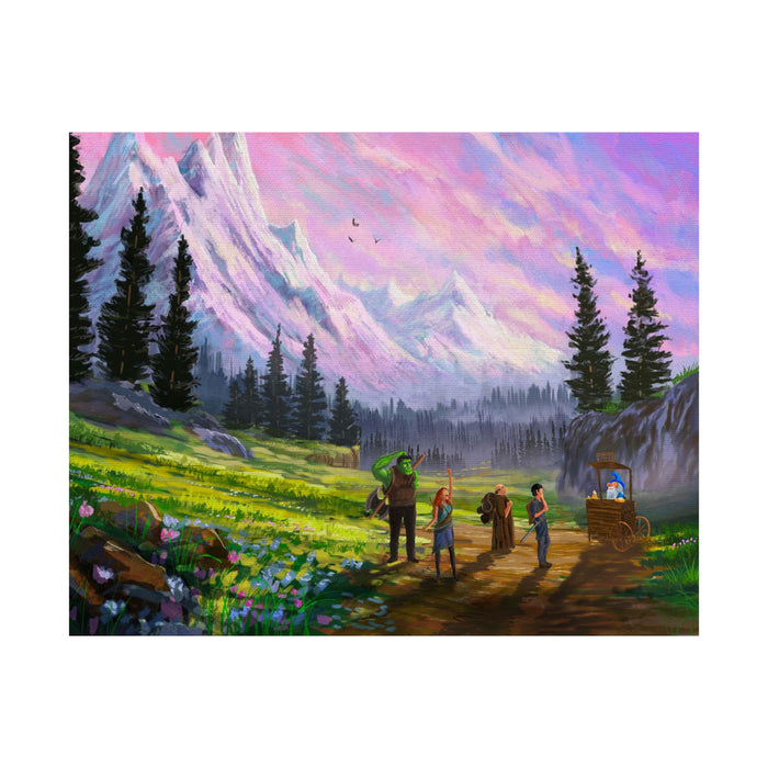Meet the Waffle Wizard Art Print