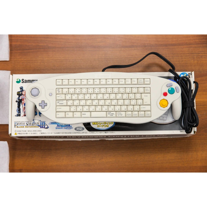 GameCube - Phantasy Star Online Keyboard Controller 2003 (with box)