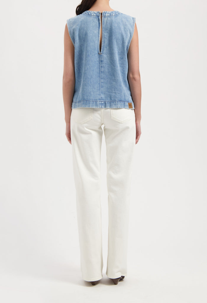 Noa Top - Stone Vintage