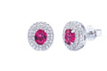 Orecchini a lobo circle diamond in argento 925 - Iride Shop - Accessori da Donna