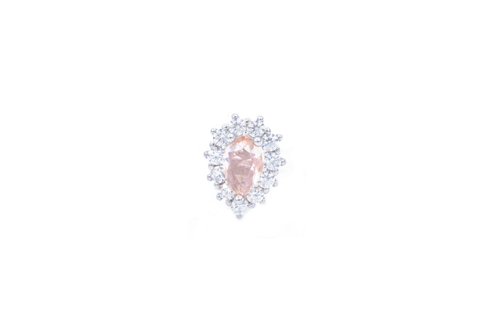 Orecchini a lobo cristal oval in argento 925 - Iride Shop - Accessori da Donna