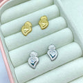Orecchini a lobo cuore sacro - Iride Shop - Accessori da Donna