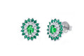 Orecchini a lobo kate cristal in argento 925 - Iride Shop - Accessori da Donna