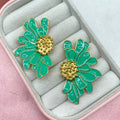 Orecchini big flower colour - Iride Shop - Accessori da Donna