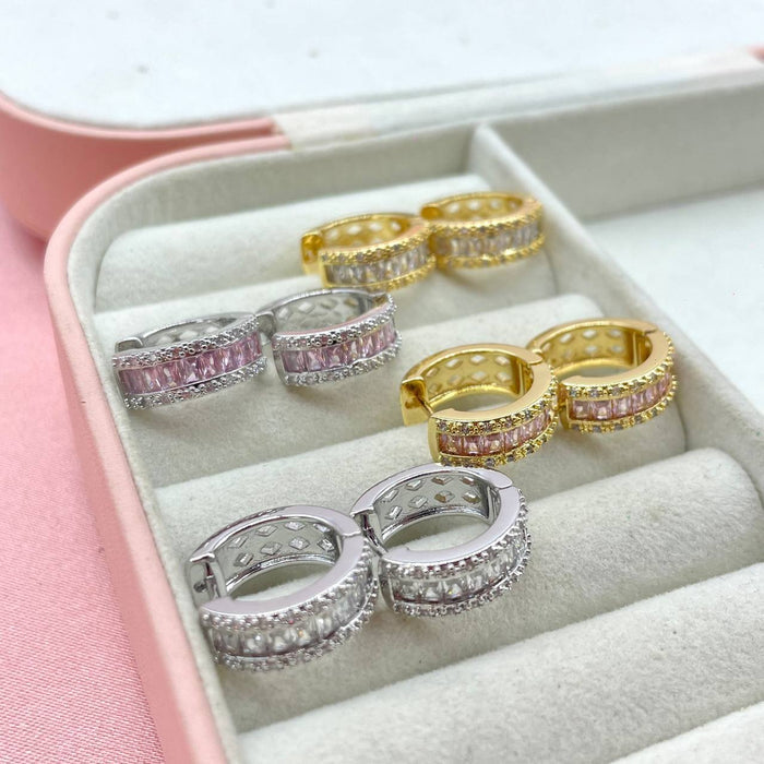 Orecchini circle bril - Iride Shop - Accessori da Donna