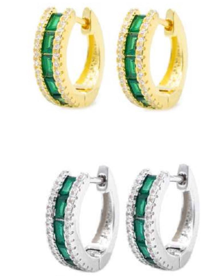 Orecchini circle colour in argento 925