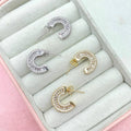 Orecchini circle diamond - Iride Shop - Accessori da Donna