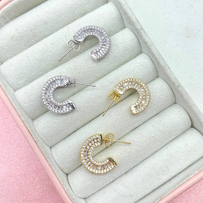 Orecchini circle diamond - Iride Shop - Accessori da Donna