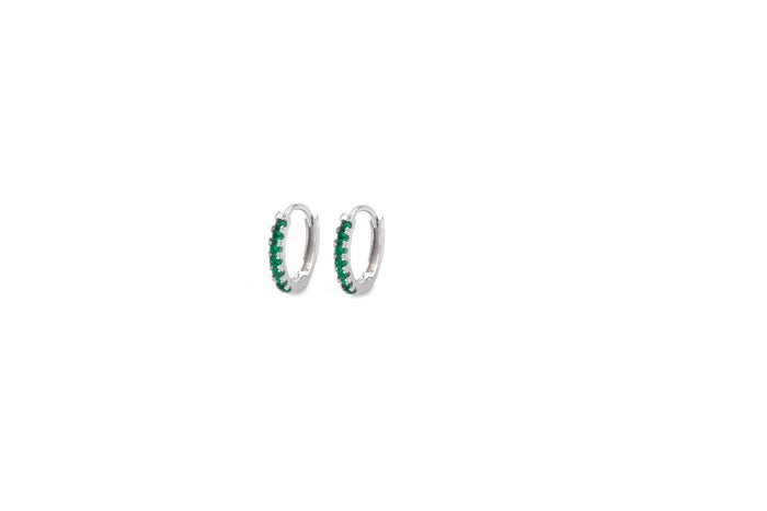 Orecchini circle simply colour in argento 925