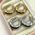 Orecchini Conchiglia medium liscia - Iride shop - accessori donna