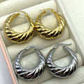 Orecchini conchiglia medium - iride bijoux e accessori