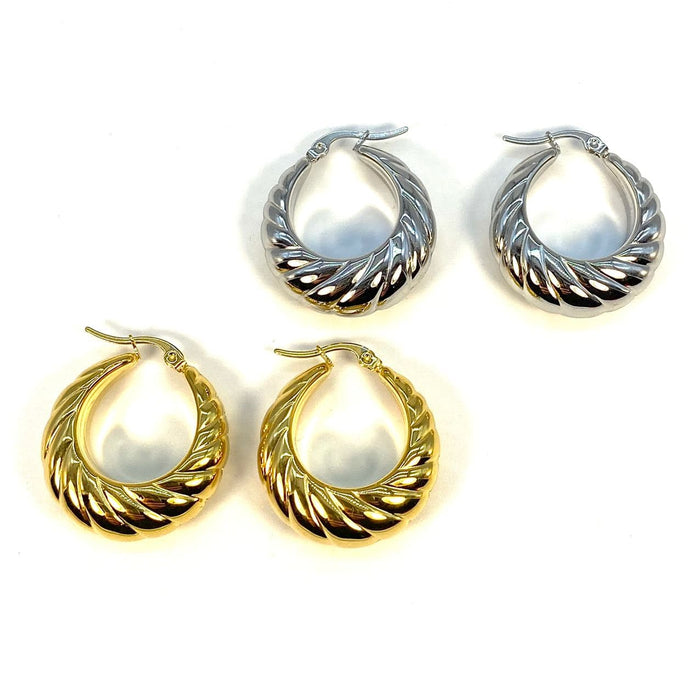 Orecchini conchiglia medium - iride bijoux e accessori