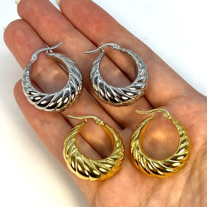 Orecchini conchiglia medium - iride bijoux e accessori