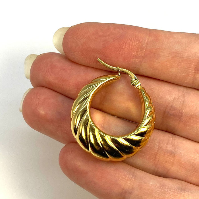 Orecchini conchiglia medium - iride bijoux e accessori
