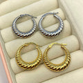 Orecchini conchiglia slim argento 925 - Iride Shop - Accessori da Donna