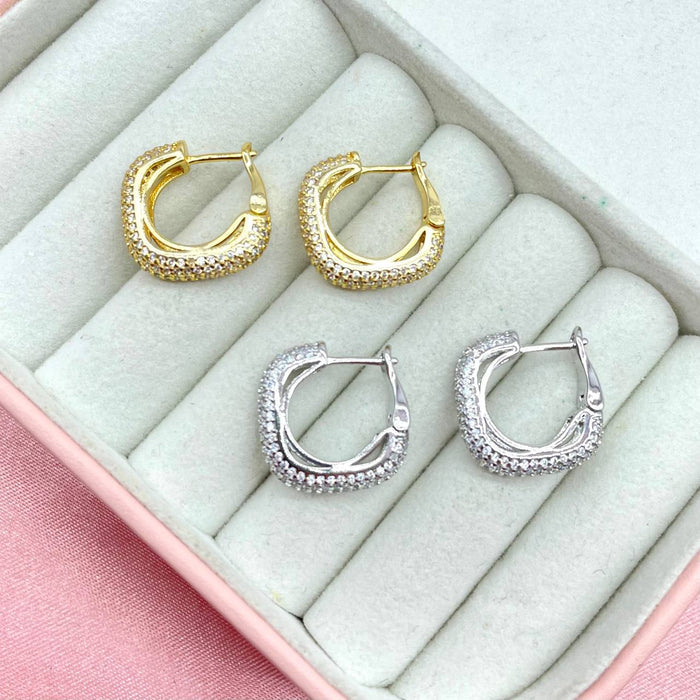 Orecchini cubic bril - Iride Shop - Accessori da Donna