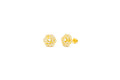 Orecchini flower trendy bril in argento 925