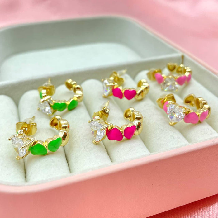 Orecchini love colour