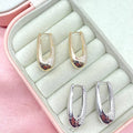 Orecchini oval bril