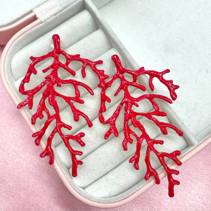Orecchini pendent coral - Iride Shop - Accessori da Donna