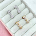 Orecchini pendent flower chic