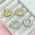 Orecchini simil cubic bril - Iride Shop - Accessori da Donna