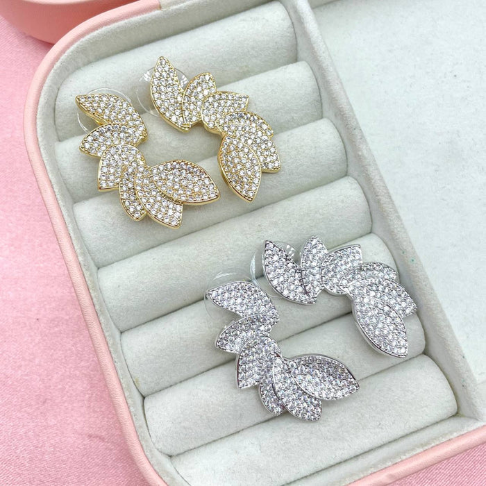 Orecchini six petal blil - Iride Shop - Accessori da Donna