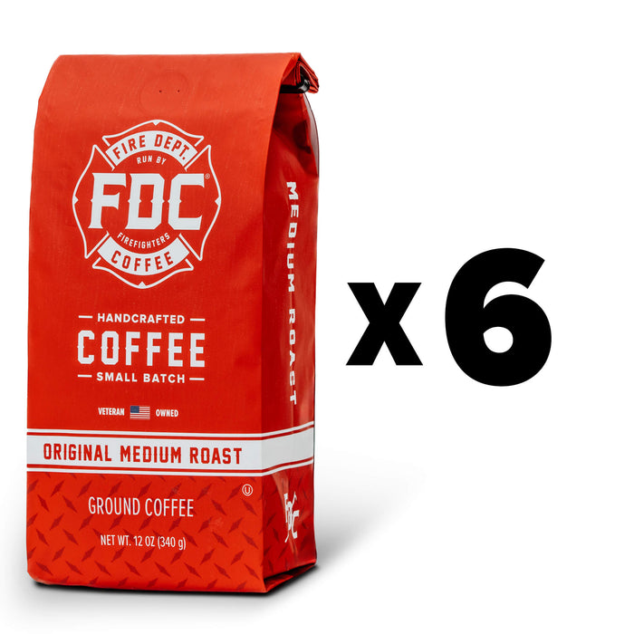 Original Medium Roast Ground - 6 Month Prepaid Subscription Fire Department Coffee