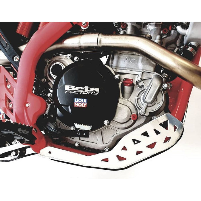 P-Tech Beta 4-stroke (20-) Aluminum Skid Plate with Linkage Guard