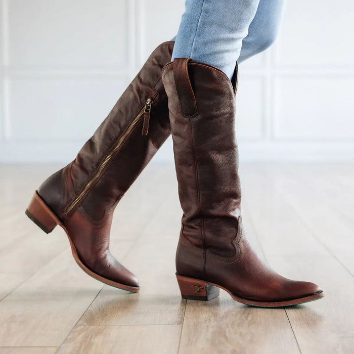 Plain Jane Boot - Cognac **Final Sale** Ladies Boot Western Fashion by Lane
