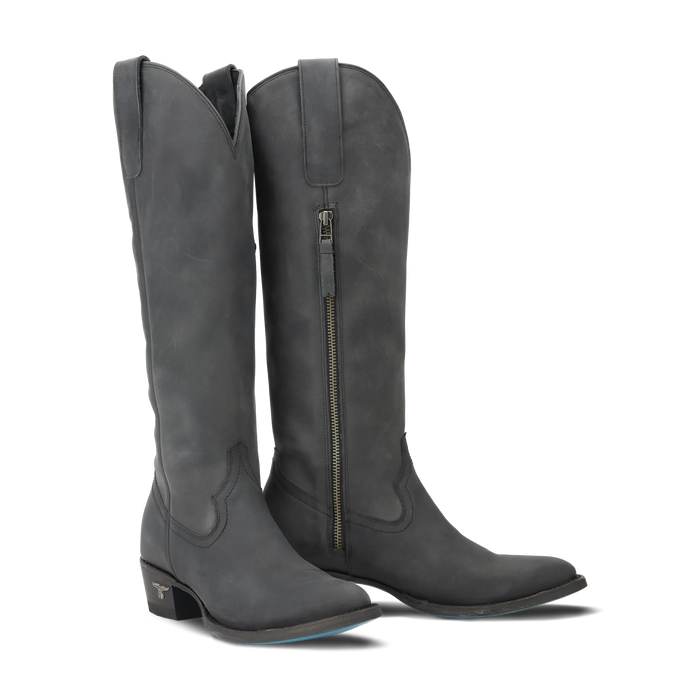 Plain Jane Boot - Matte Black **Final Sale** Ladies Boot Matte Black Western Fashion by Lane