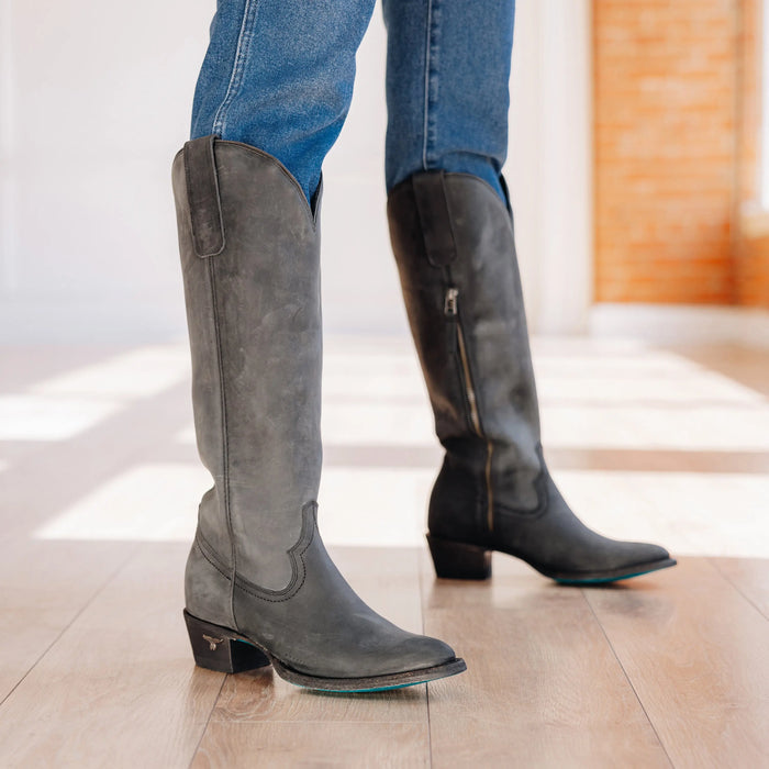 Plain Jane Boot - Matte Black **Final Sale** Ladies Boot Western Fashion by Lane