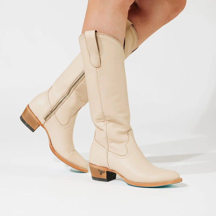 Plain Jane Boot - Pale Ivory **Final Sale** Ladies Boot Western Fashion by Lane
