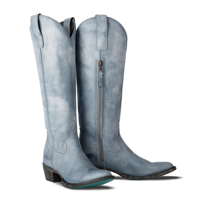 Plain Jane Boot - Washed Denim **Final Sale** Ladies Boot Washed Denim Western Fashion by Lane
