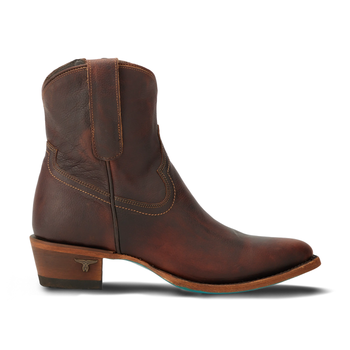 Plain Jane Bootie - Cognac Ladies Bootie Western Fashion by Lane