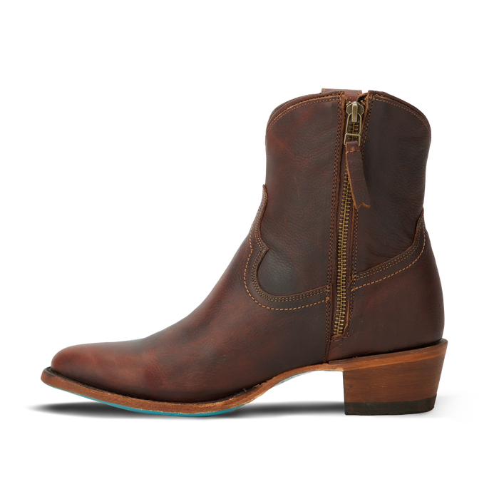 Plain Jane Bootie - Cognac Ladies Bootie Western Fashion by Lane