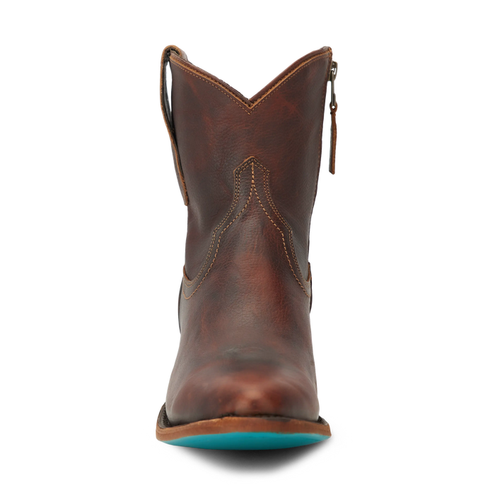Plain Jane Bootie - Cognac Ladies Bootie Western Fashion by Lane