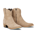 Plain Jane Bootie - Latte Suede Ladies Bootie Latte Suede Western Fashion by Lane