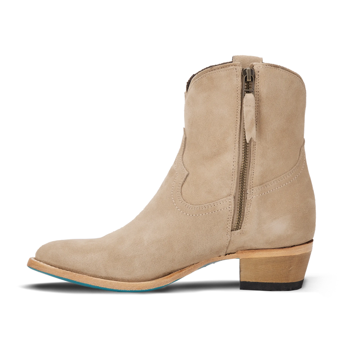 Plain Jane Bootie - Latte Suede Ladies Bootie Western Fashion by Lane