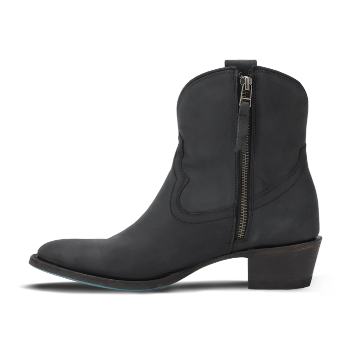 Plain Jane Bootie - Matte Black Ladies Bootie Western Fashion by Lane