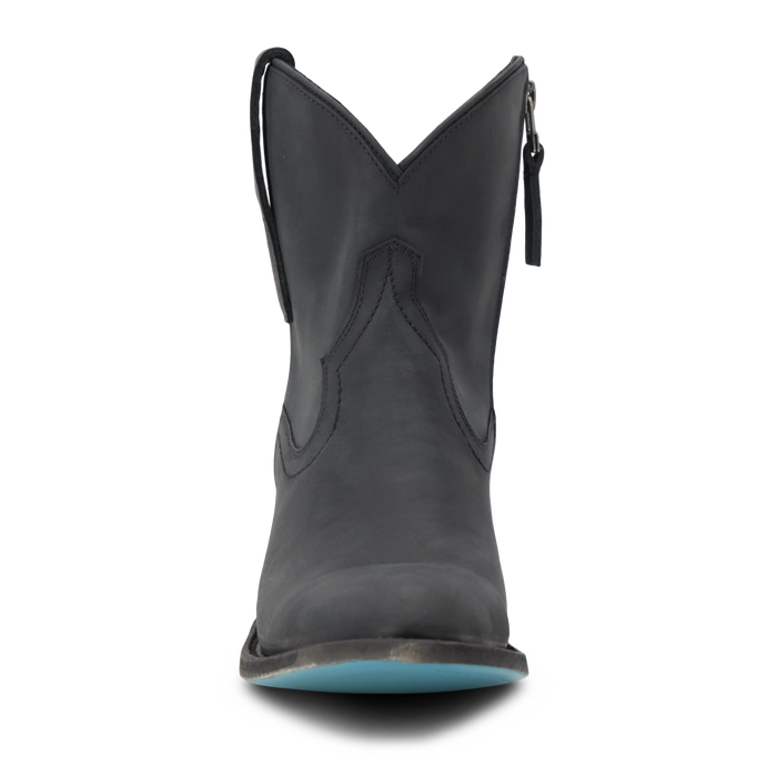 Plain Jane Bootie - Matte Black Ladies Bootie Western Fashion by Lane